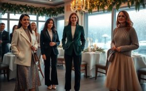 Wedding outfits for winter wedding guests