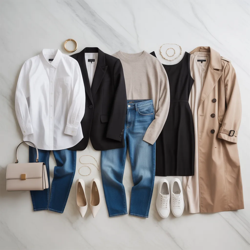 "soft autumn capsule wardrobe 2025 warm earthy palette for women"