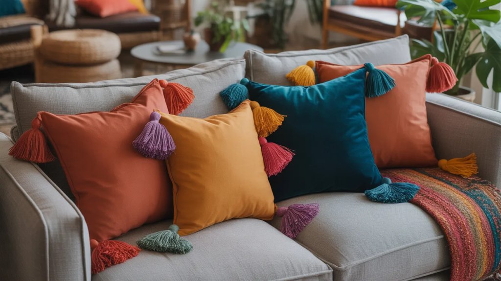 Minimalist decorative pillows for clean home decor
